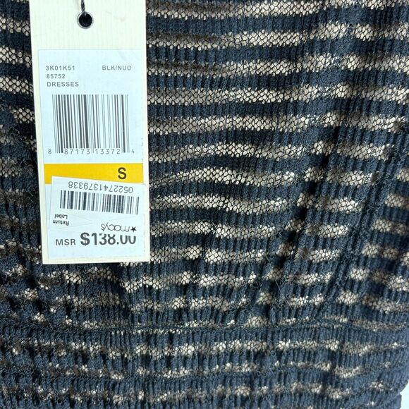 Studio M Black Lace Stretchy Dress with Lining Size Small NWT - Picture 10 of 11